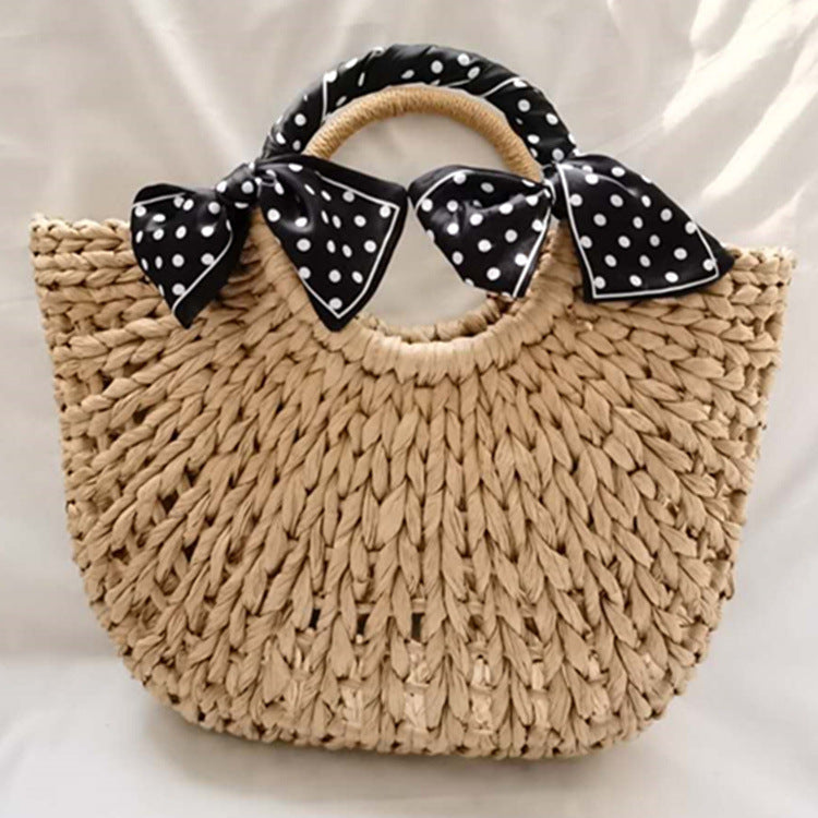 Crescent Shaped Vacation Beach Bag