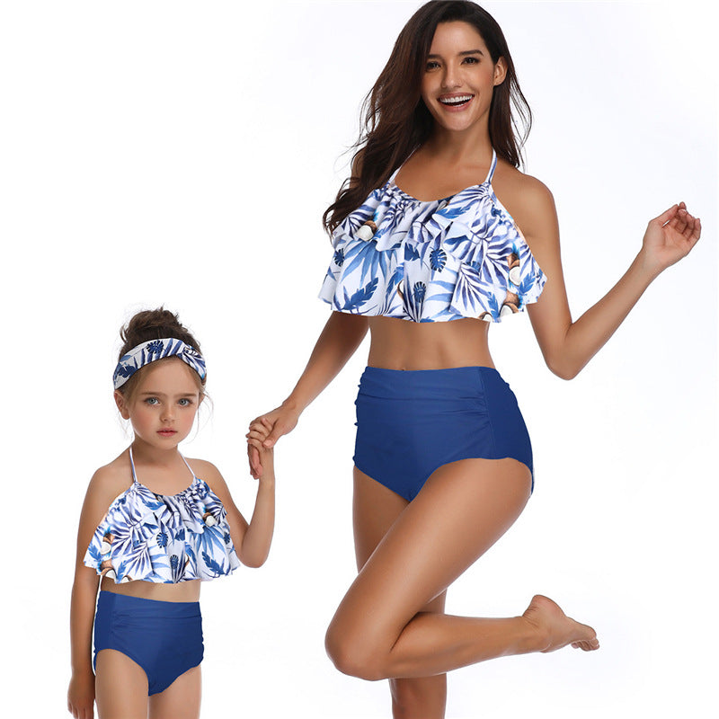 Off Shoulder Boho Chic Mommy and Me Swimwear