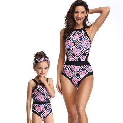 Mommy and Me One-Piece Maui Floral Swimsuit