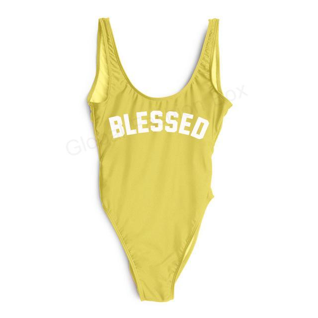 Blessed One Piece Swimsuit