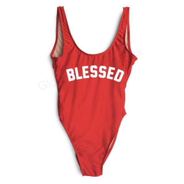 Blessed One Piece Swimsuit