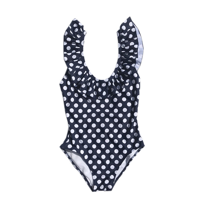 Mommy and Me Polka Dot Swimsuit Set