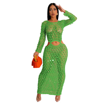 Dazzling Sequin Beach Dress